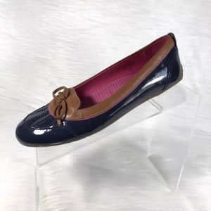 LL Bean coastal rain skimmers blue sz 7